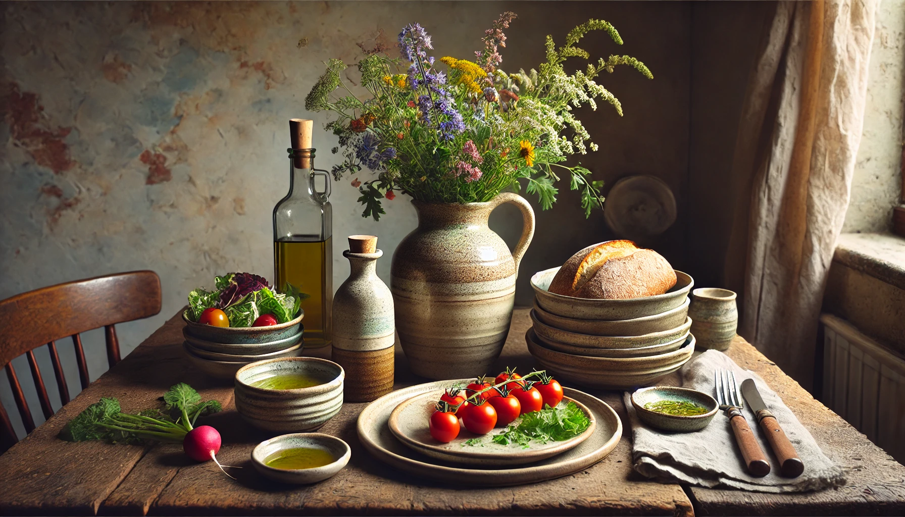 RUSTIC ELEGANCE IN HANDMADE CERAMICS