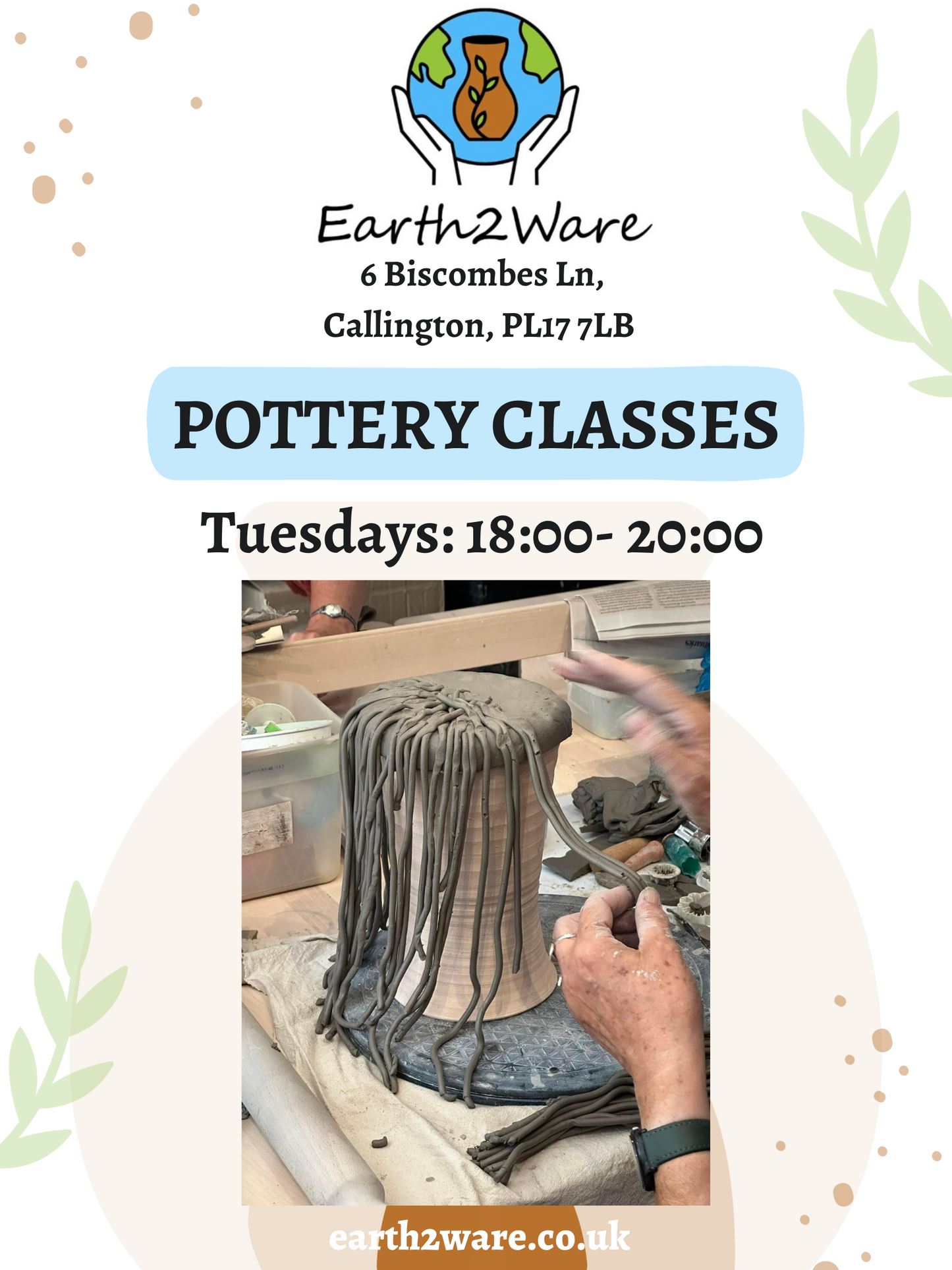Pottery Class Tuesday