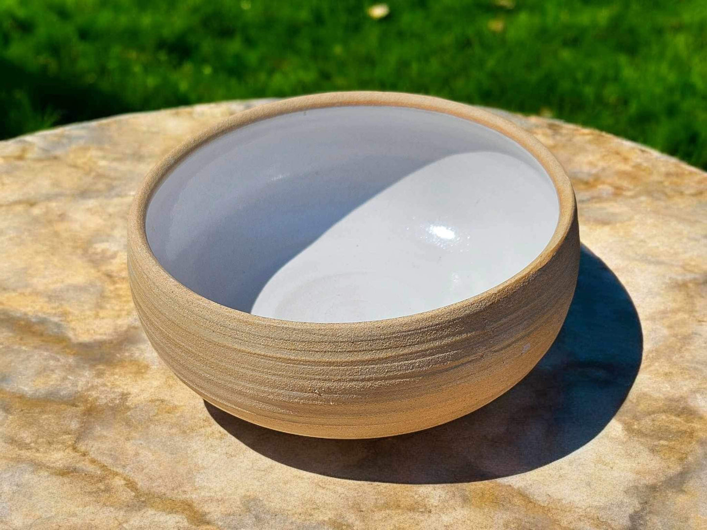 Handmade White Bowl