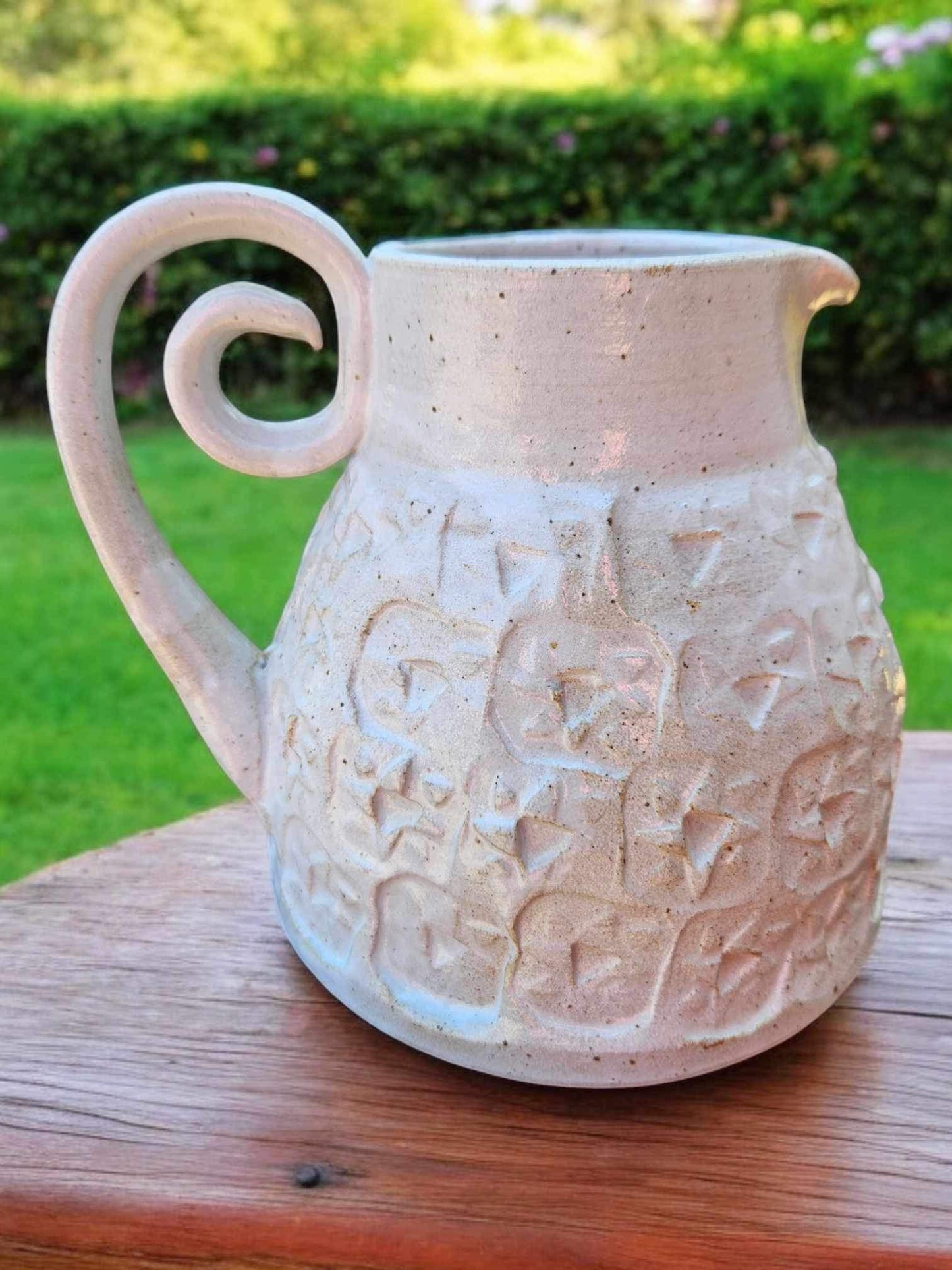 Large Jug Pitcher White