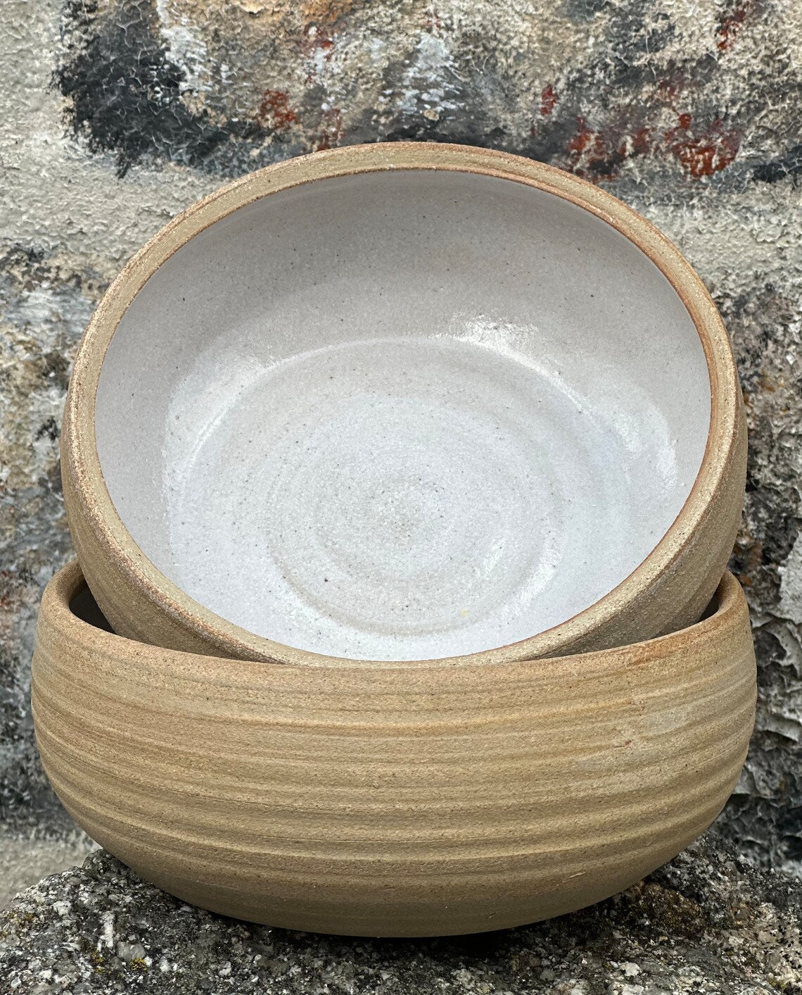 Handmade White Bowl