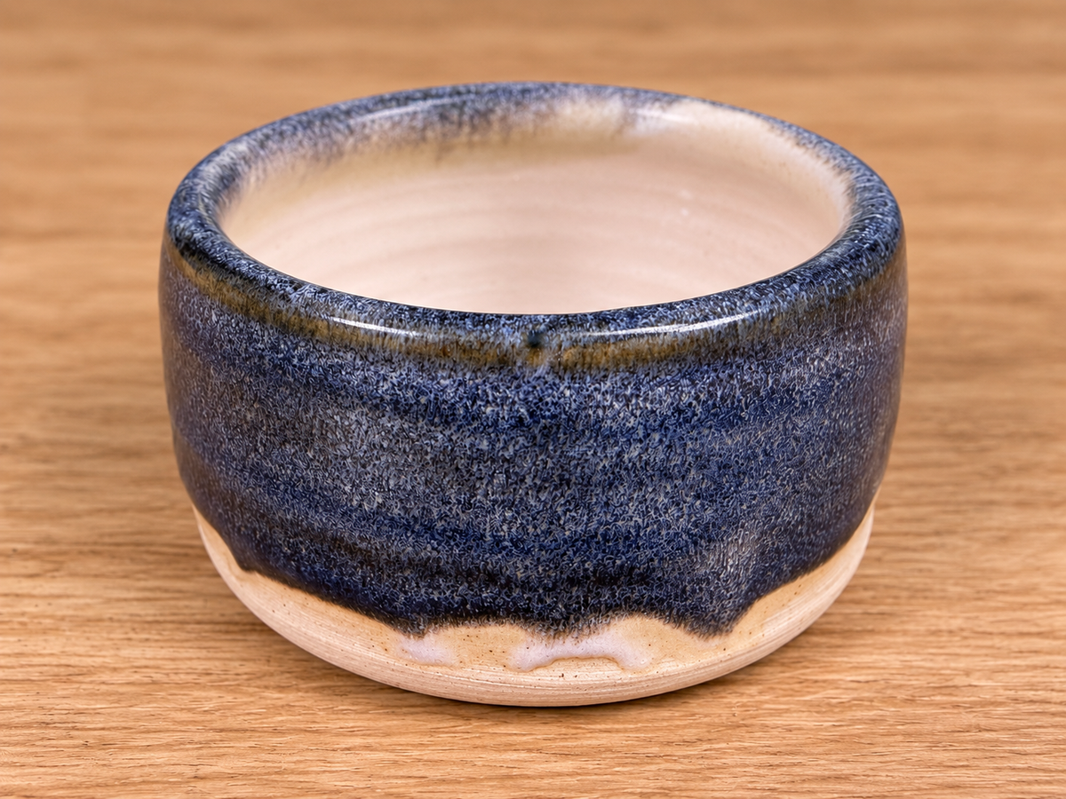 Indigo Speckle Glaze Stoneware Small Saucepot