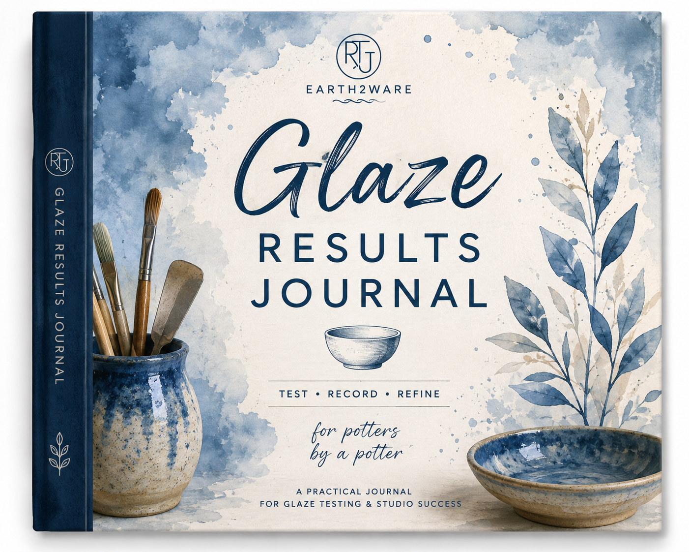 Earth2Ware Glaze Results Journal | Printable Pottery Studio Record Book (Digital Download)