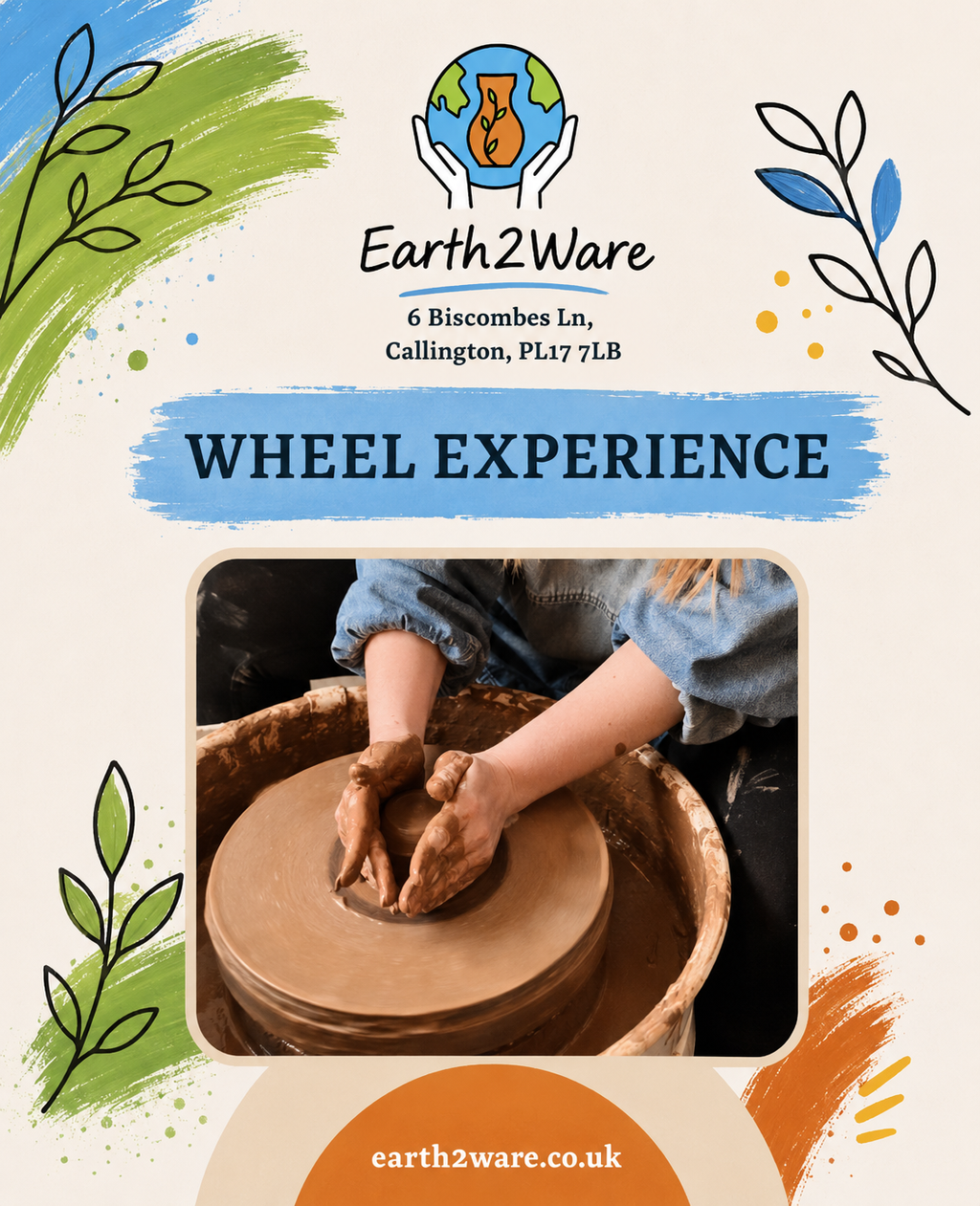 Pottery Wheel Experience - Cornwall