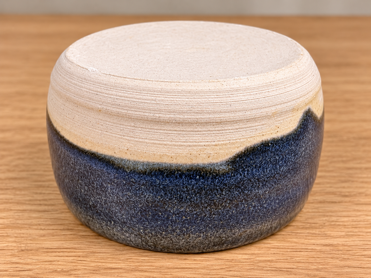 Indigo Speckle Glaze Stoneware Small Saucepot