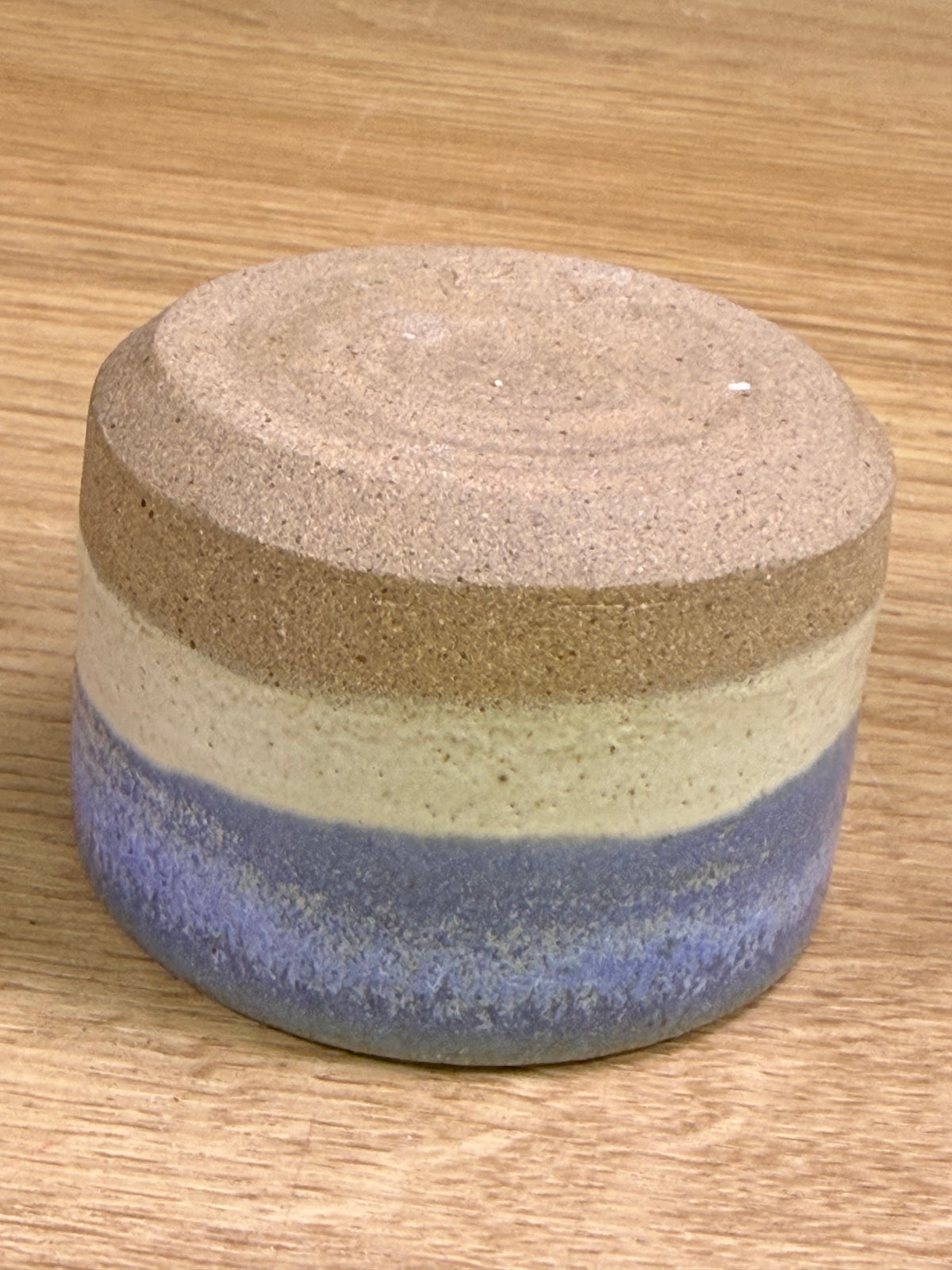 Indigo Speckle Stoneware Small Saucepot