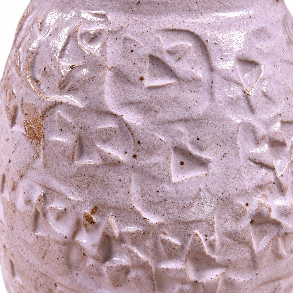 White Speckled Jug – Textured Handle