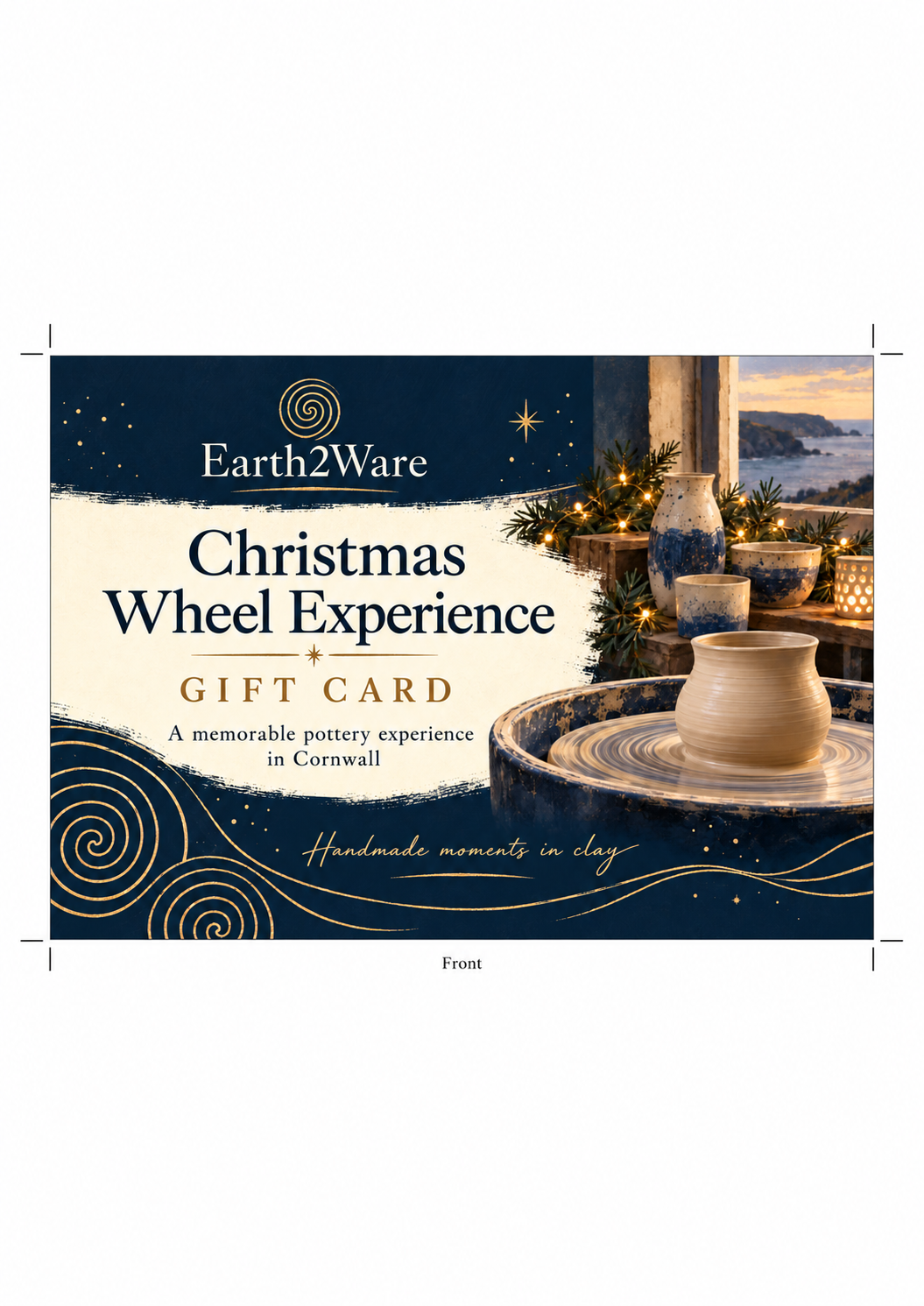 Earth2Ware Pottery Gift Voucher – Creative Gifts in Cornwall