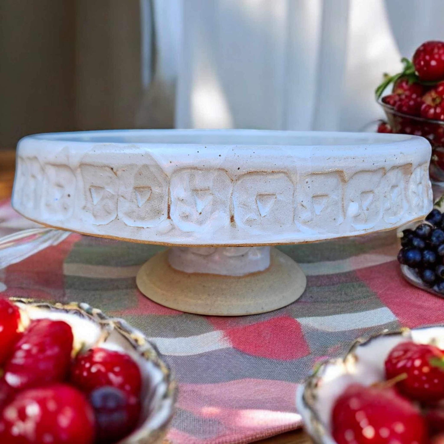 Cake Stand - Farmhouse White