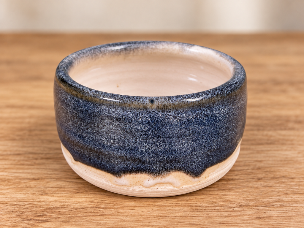 Indigo Speckle Glaze Stoneware Bowl handmade by Earth2Ware