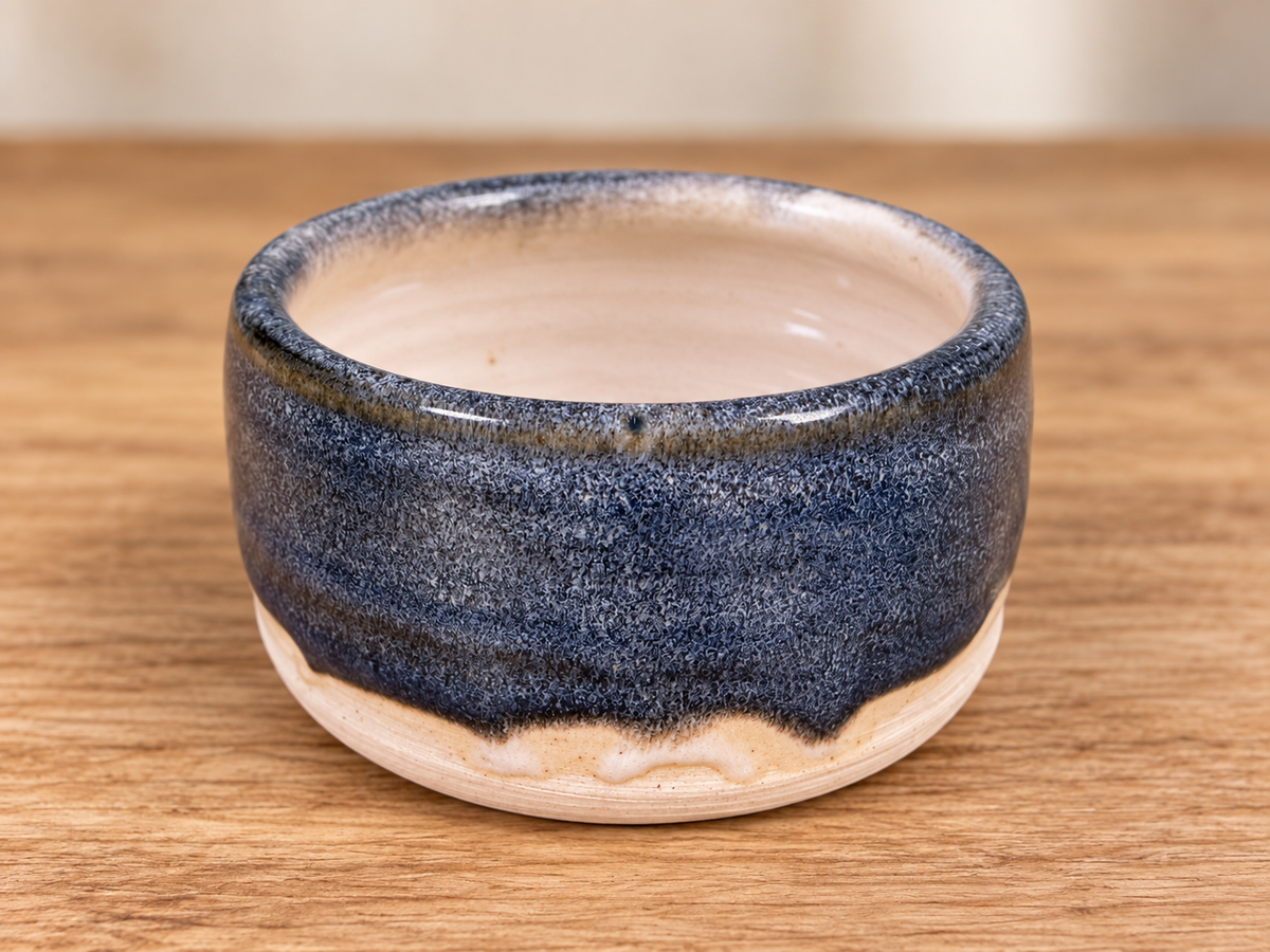 Indigo Speckle Glaze Stoneware Bowl handmade by Earth2Ware