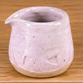 White speckled impressed handmade stoneware mini pourer by Earth2Ware