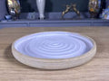 White Stoneware Serving Platter 25cm handmade by Earth2Ware