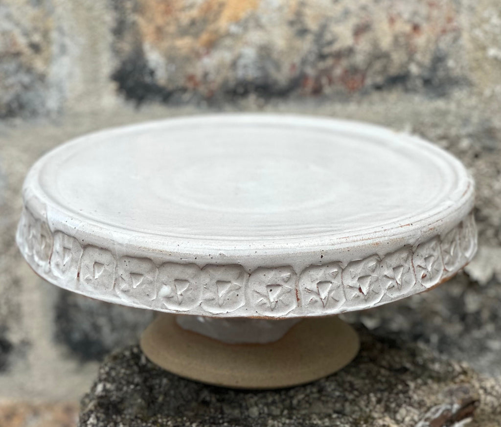 Cake Stand Farmhouse White 