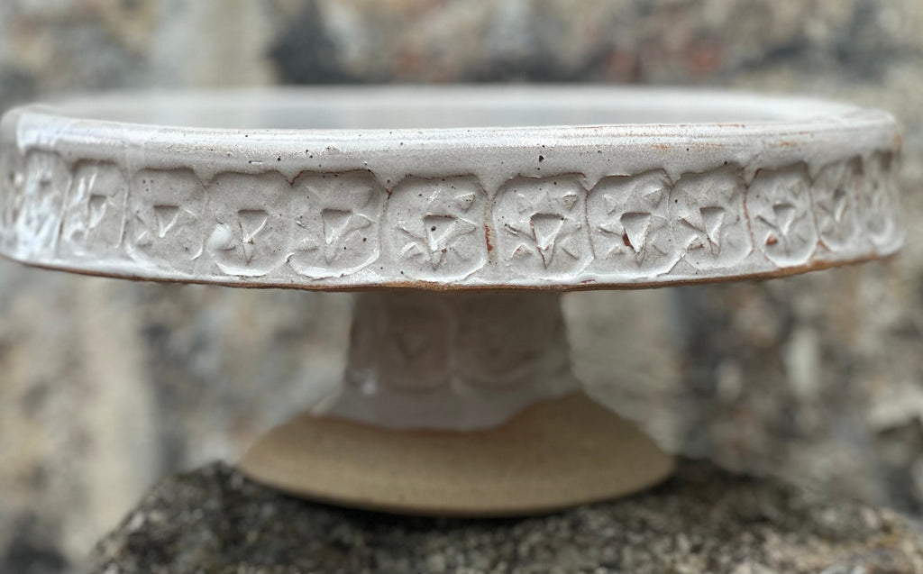 Cake Stand Farmhouse White 
