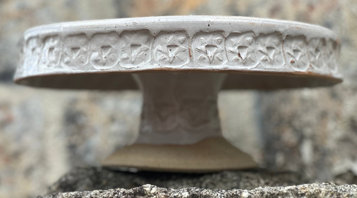 Cake Stand Farmhouse White 